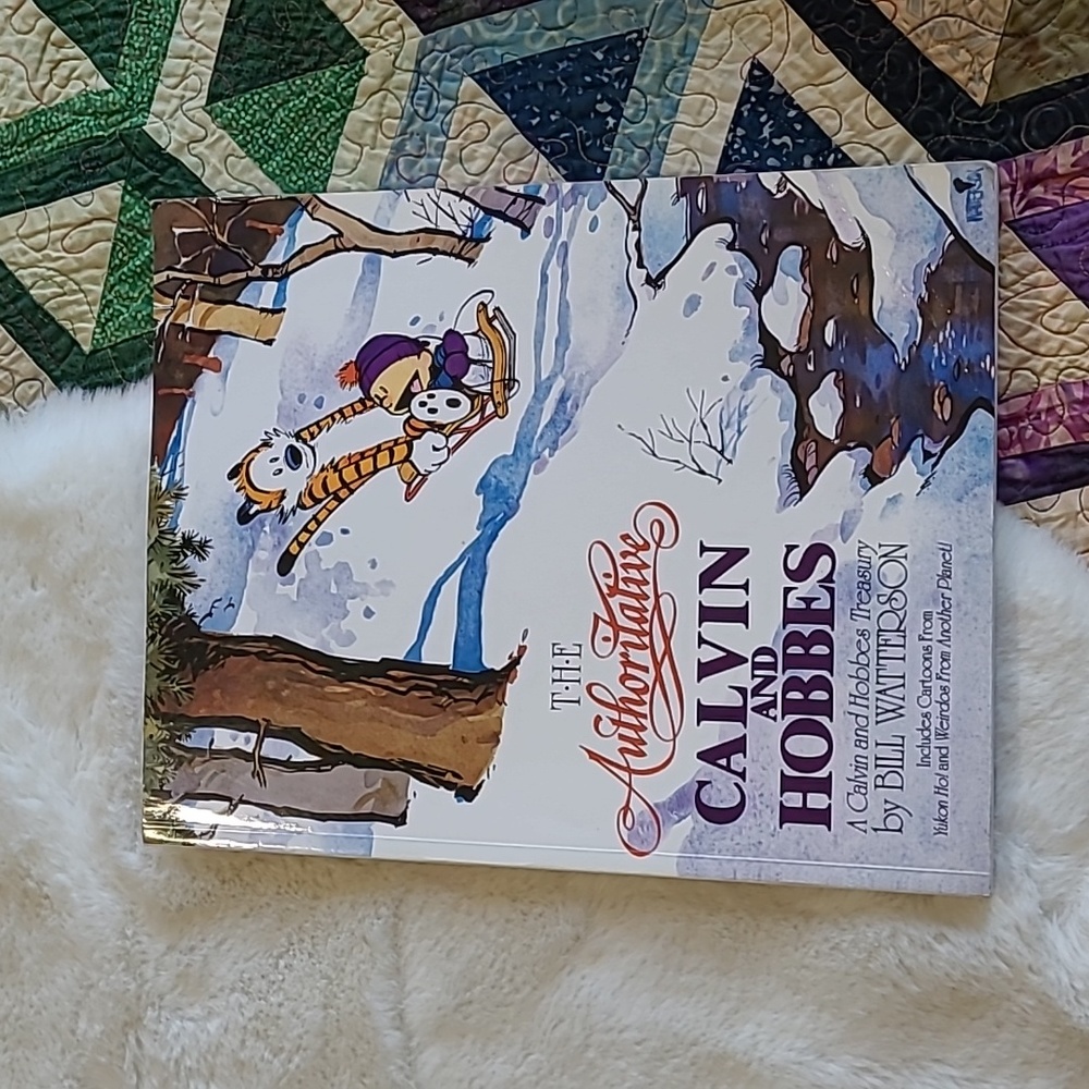 The Authoritative Calvin & Hobbs By Bill Waterson Humor Cartoon Strip Book